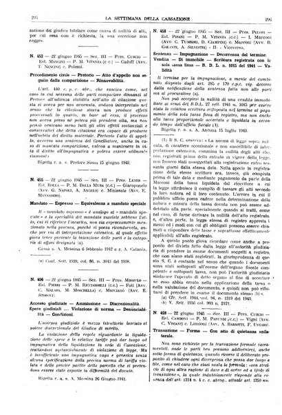 La settimana della Cassazione settimanale di giurisprudenza, legislazione, vita forense