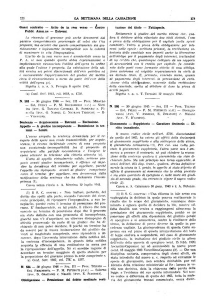 La settimana della Cassazione settimanale di giurisprudenza, legislazione, vita forense