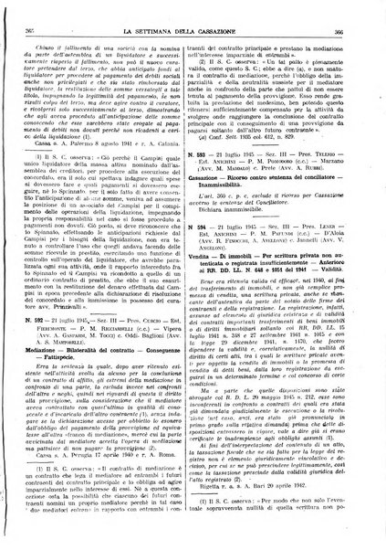 La settimana della Cassazione settimanale di giurisprudenza, legislazione, vita forense