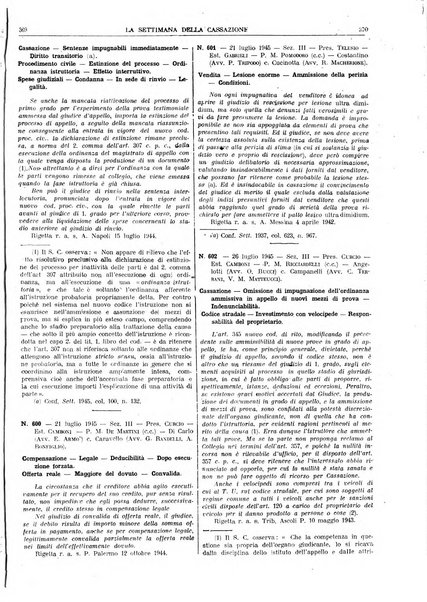 La settimana della Cassazione settimanale di giurisprudenza, legislazione, vita forense