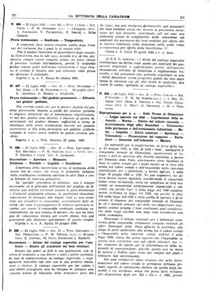 La settimana della Cassazione settimanale di giurisprudenza, legislazione, vita forense