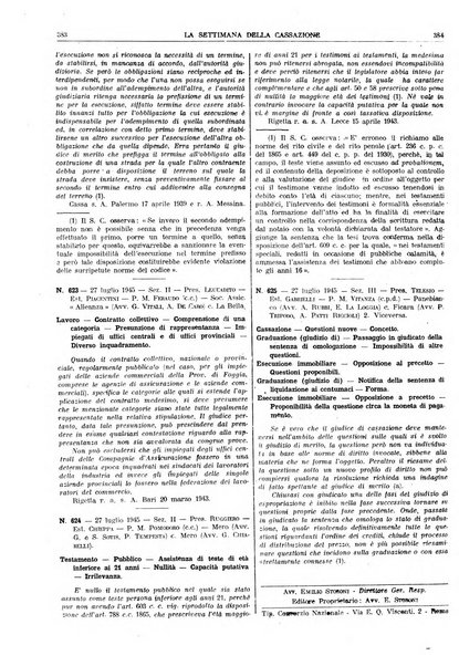 La settimana della Cassazione settimanale di giurisprudenza, legislazione, vita forense