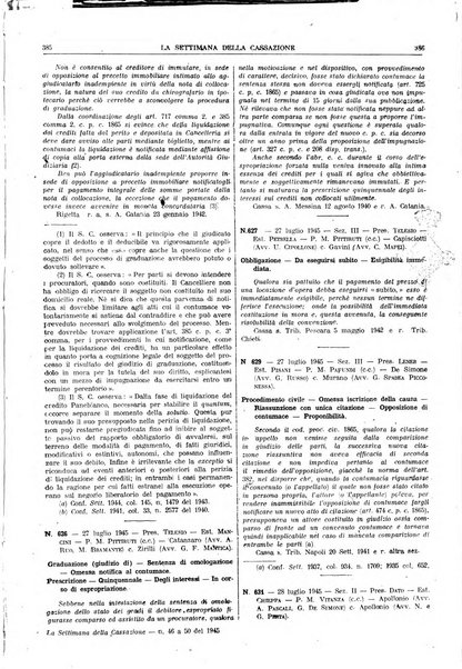 La settimana della Cassazione settimanale di giurisprudenza, legislazione, vita forense