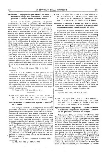 La settimana della Cassazione settimanale di giurisprudenza, legislazione, vita forense