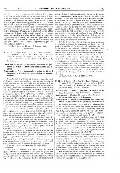 La settimana della Cassazione settimanale di giurisprudenza, legislazione, vita forense