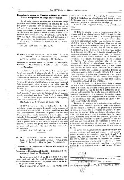 La settimana della Cassazione settimanale di giurisprudenza, legislazione, vita forense