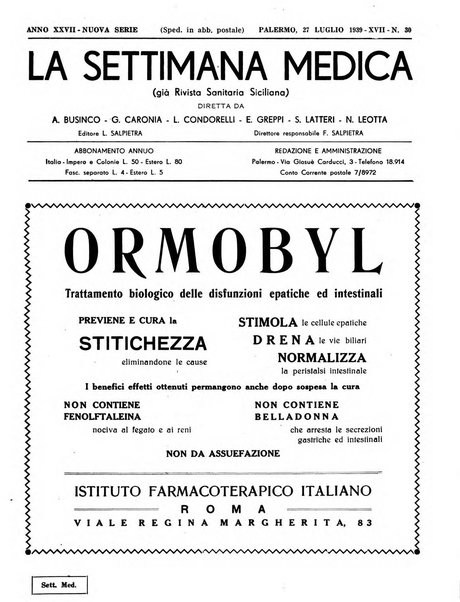 La settimana medica