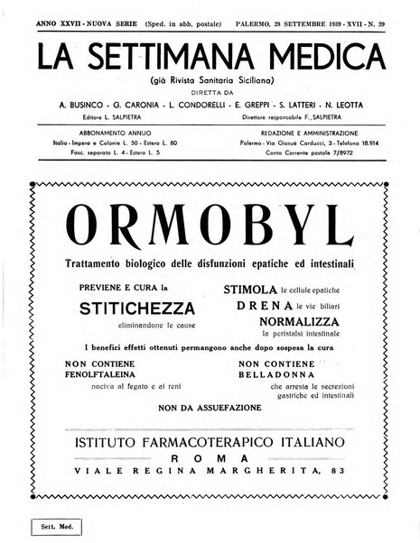 La settimana medica