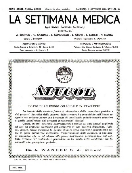 La settimana medica