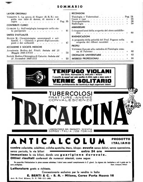 La settimana medica