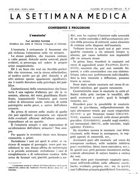 La settimana medica