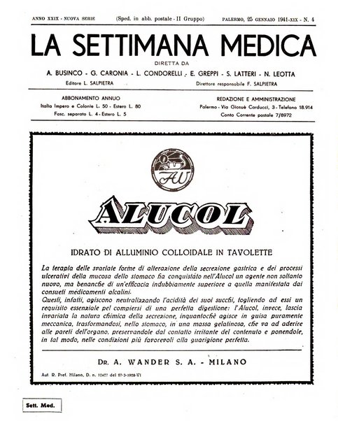 La settimana medica