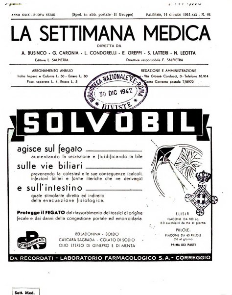 La settimana medica