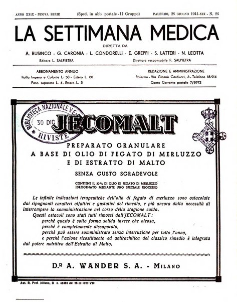 La settimana medica