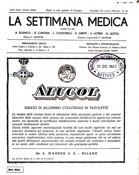 La settimana medica