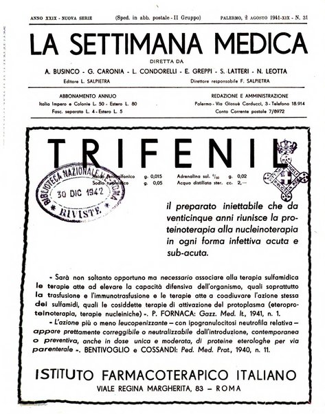 La settimana medica