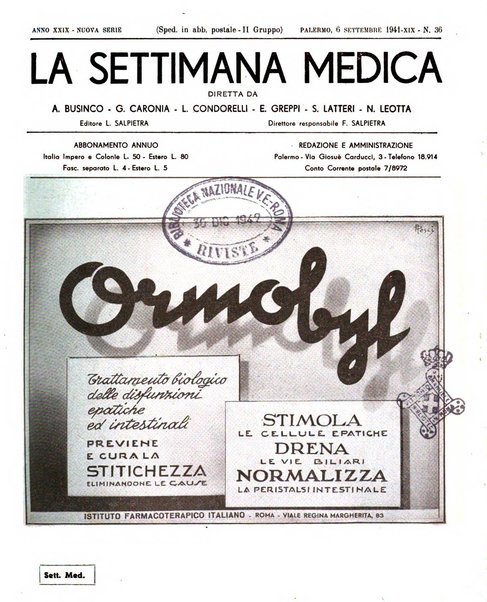 La settimana medica