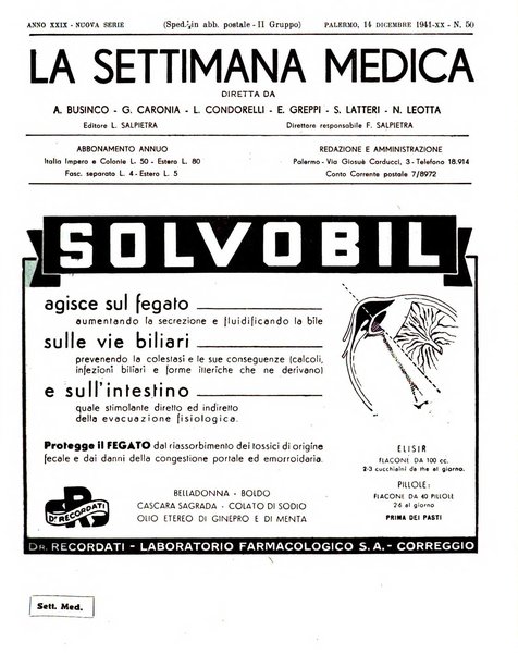 La settimana medica