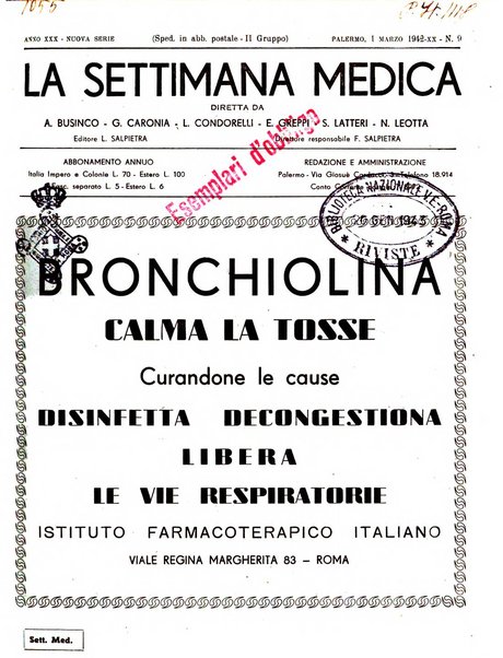 La settimana medica