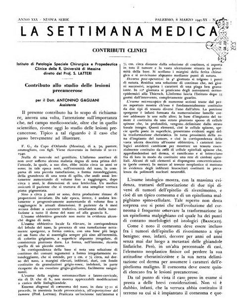 La settimana medica