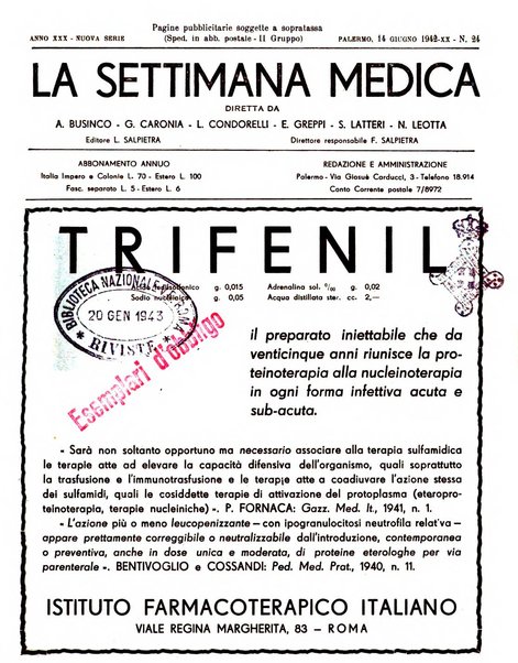 La settimana medica