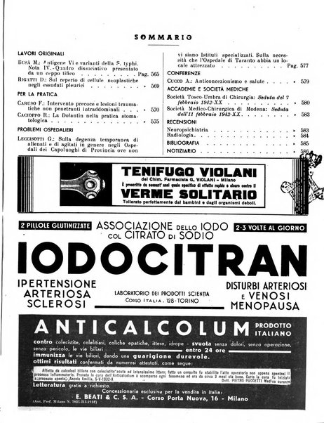 La settimana medica