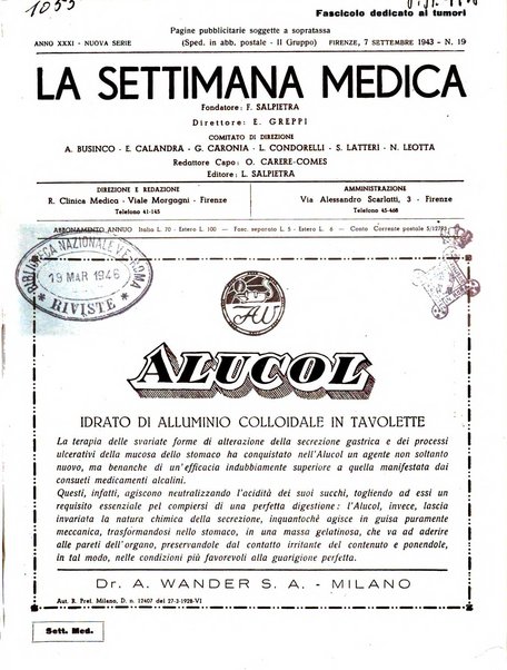 La settimana medica