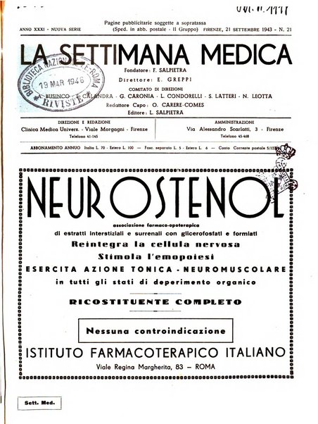 La settimana medica