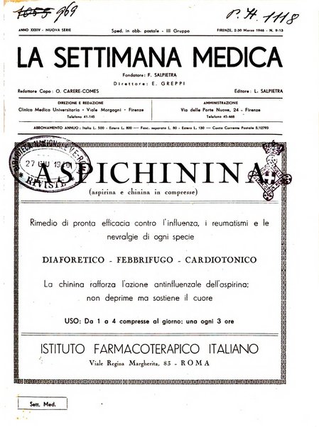 La settimana medica