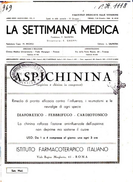 La settimana medica