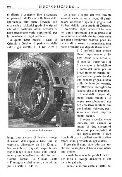 Sincronizzando rivista mensile di elettricita e varieta