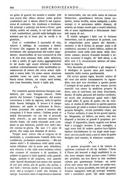 Sincronizzando rivista mensile di elettricita e varieta