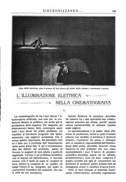 Sincronizzando rivista mensile di elettricita e varieta