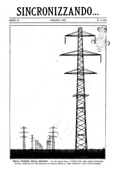 Sincronizzando rivista mensile di elettricita e varieta