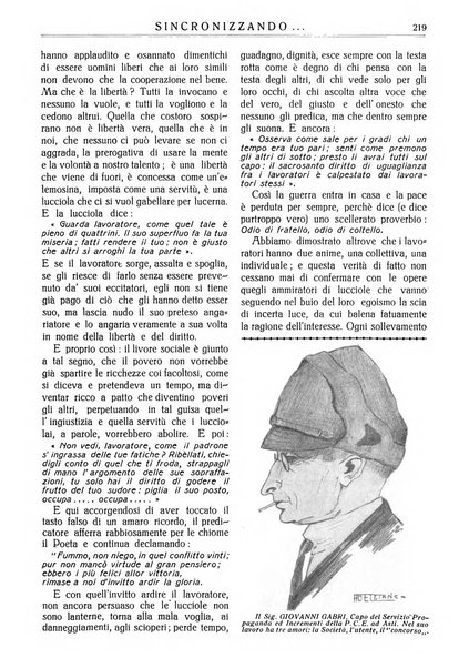 Sincronizzando rivista mensile di elettricita e varieta