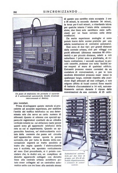 Sincronizzando rivista mensile di elettricita e varieta