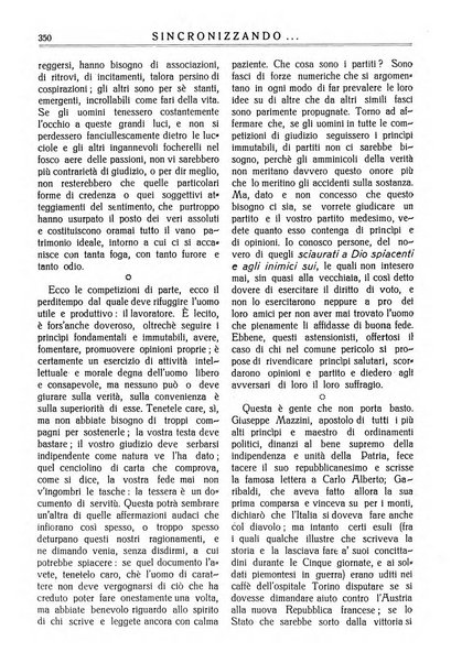 Sincronizzando rivista mensile di elettricita e varieta