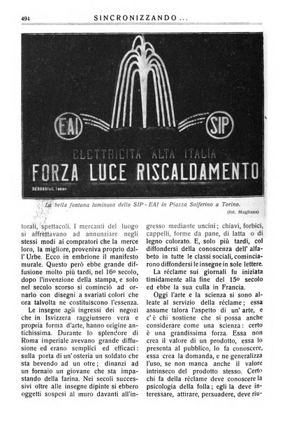 Sincronizzando rivista mensile di elettricita e varieta