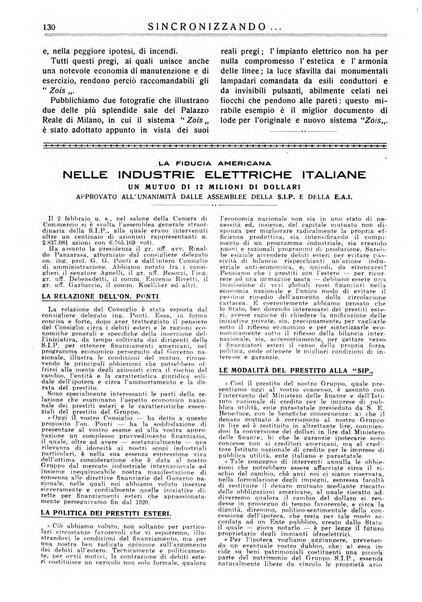 Sincronizzando rivista mensile di elettricita e varieta