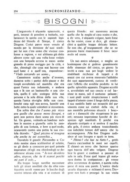 Sincronizzando rivista mensile di elettricita e varieta