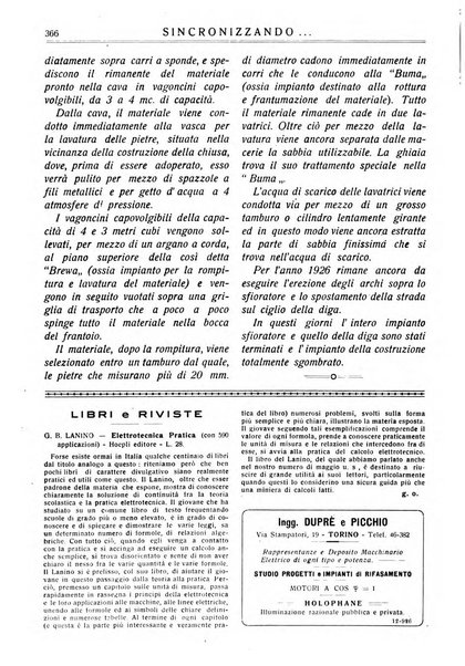 Sincronizzando rivista mensile di elettricita e varieta