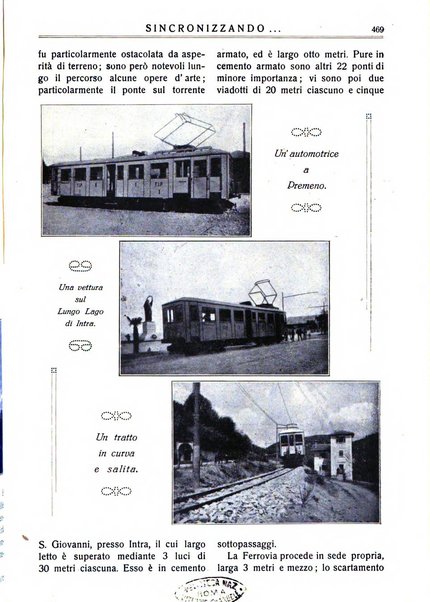 Sincronizzando rivista mensile di elettricita e varieta