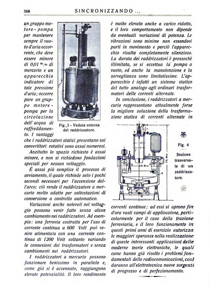 Sincronizzando rivista mensile di elettricita e varieta