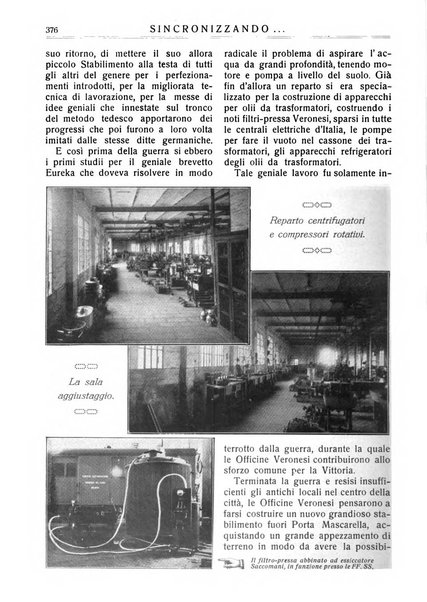 Sincronizzando rivista mensile di elettricita e varieta