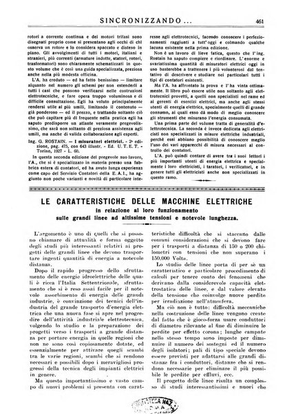 Sincronizzando rivista mensile di elettricita e varieta