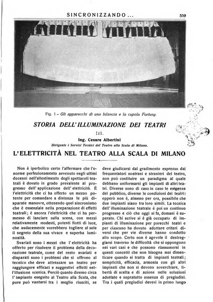 Sincronizzando rivista mensile di elettricita e varieta