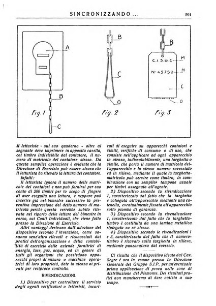 Sincronizzando rivista mensile di elettricita e varieta