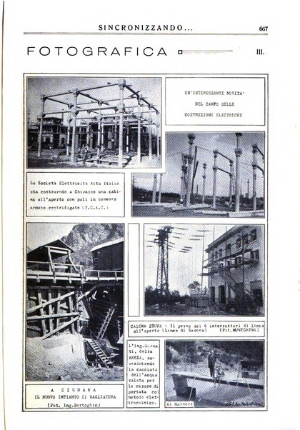 Sincronizzando rivista mensile di elettricita e varieta