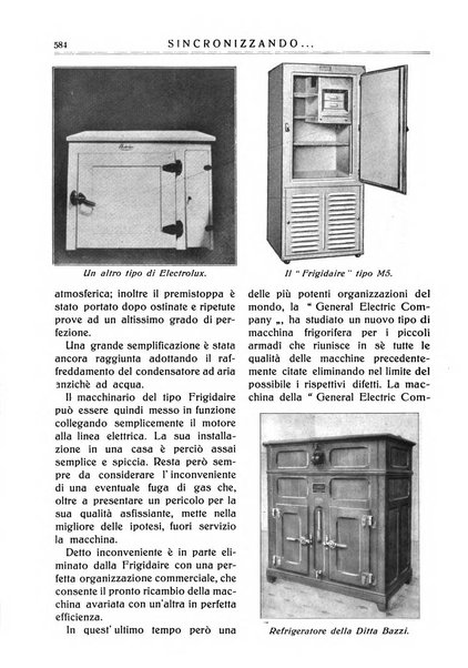 Sincronizzando rivista mensile di elettricita e varieta