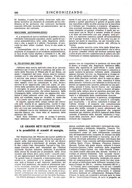 Sincronizzando rivista mensile di elettricita e varieta